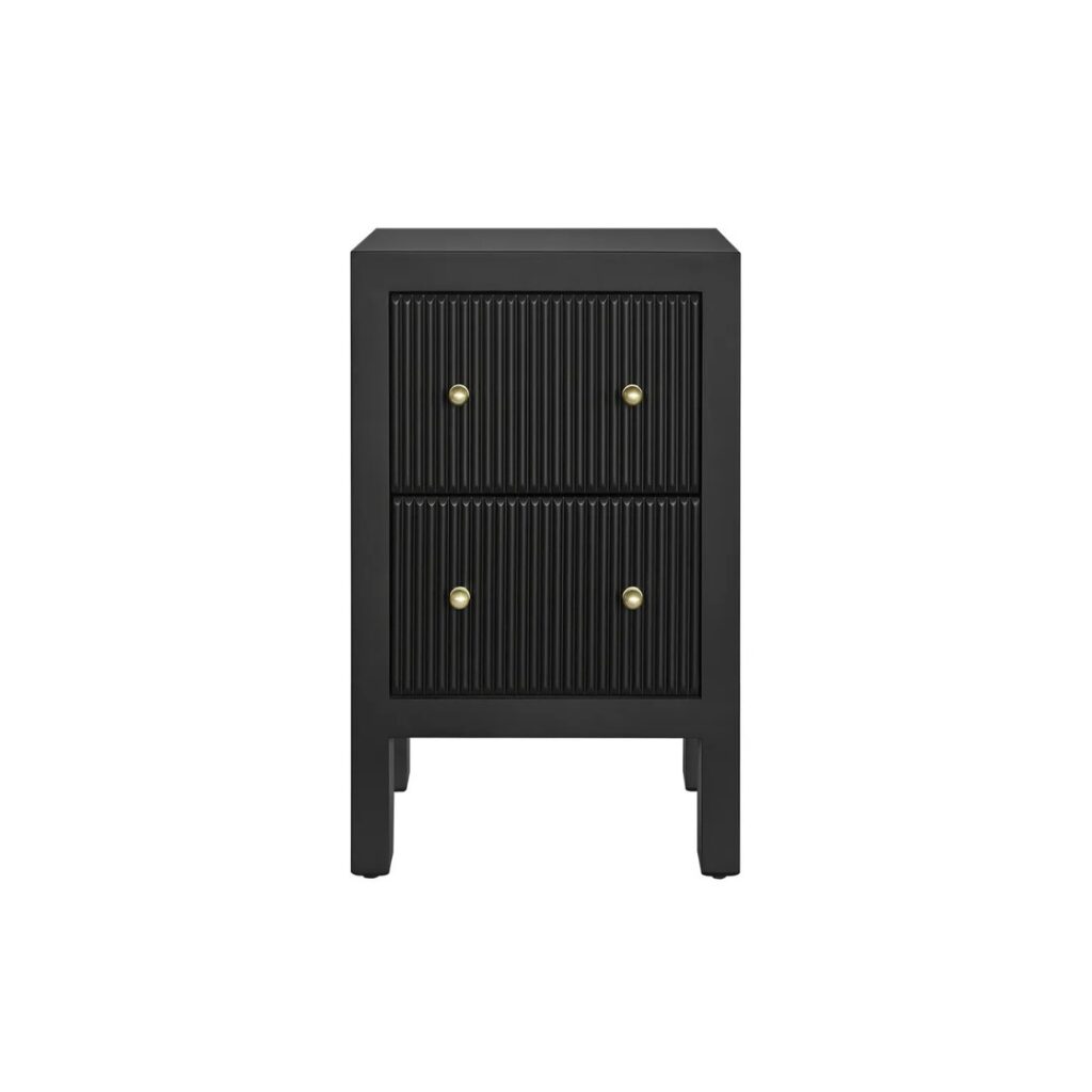 Ariana Bedside Table Petite Black