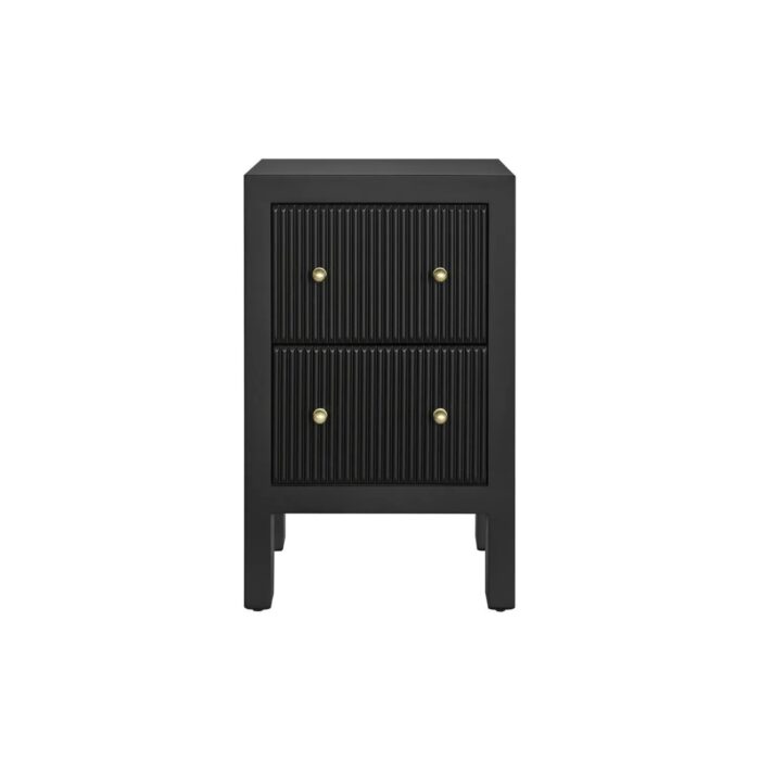 Ariana Bedside Table Petite Black