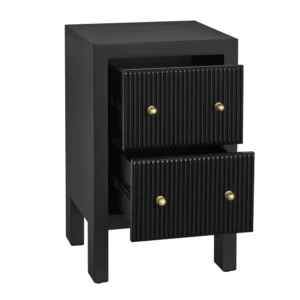 Ariana Bedside Table Petite Black2