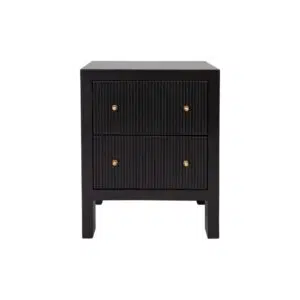 Ariana Bedside Table Small Black