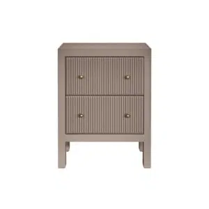 Ariana Bedside Table Small Taupe