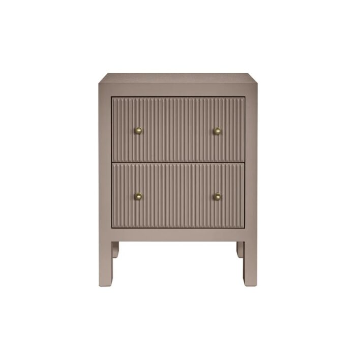 Ariana Bedside Table – Small Taupe