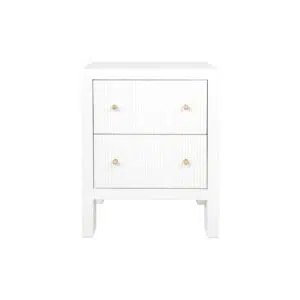 Ariana Bedside Table Small White