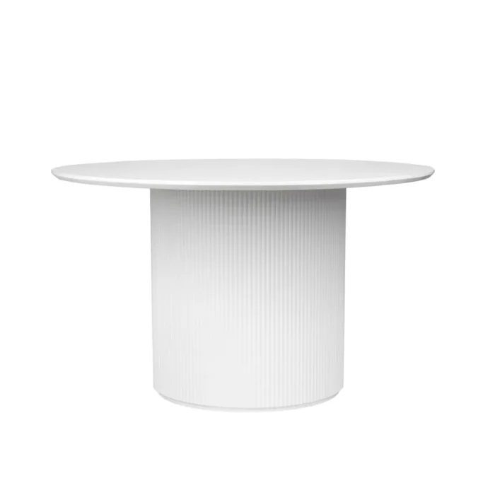 Arlo Round 1.2m Dining Table –  White
