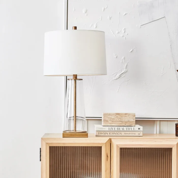 Aspen Table Lamp White3