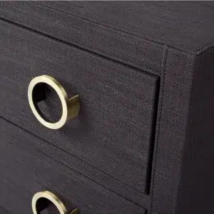 Astley Upholstered Bedside Table Charcoal Linen6