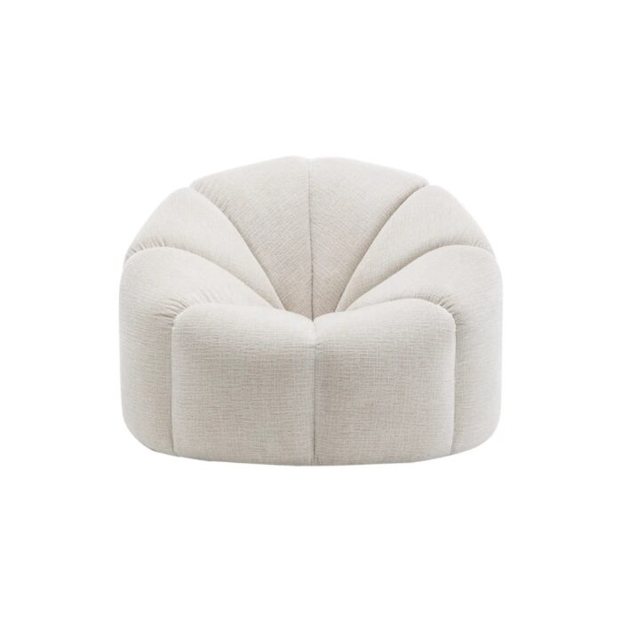 Avalon Swivel Occasional Chair – Cream Chenille