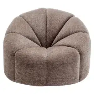 Avalon Swivel Occasional Chair Mink Chenille