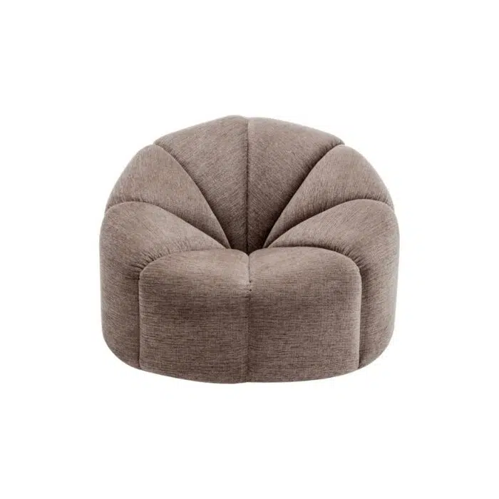 Avalon Swivel Occasional Chair – Mink Chenille
