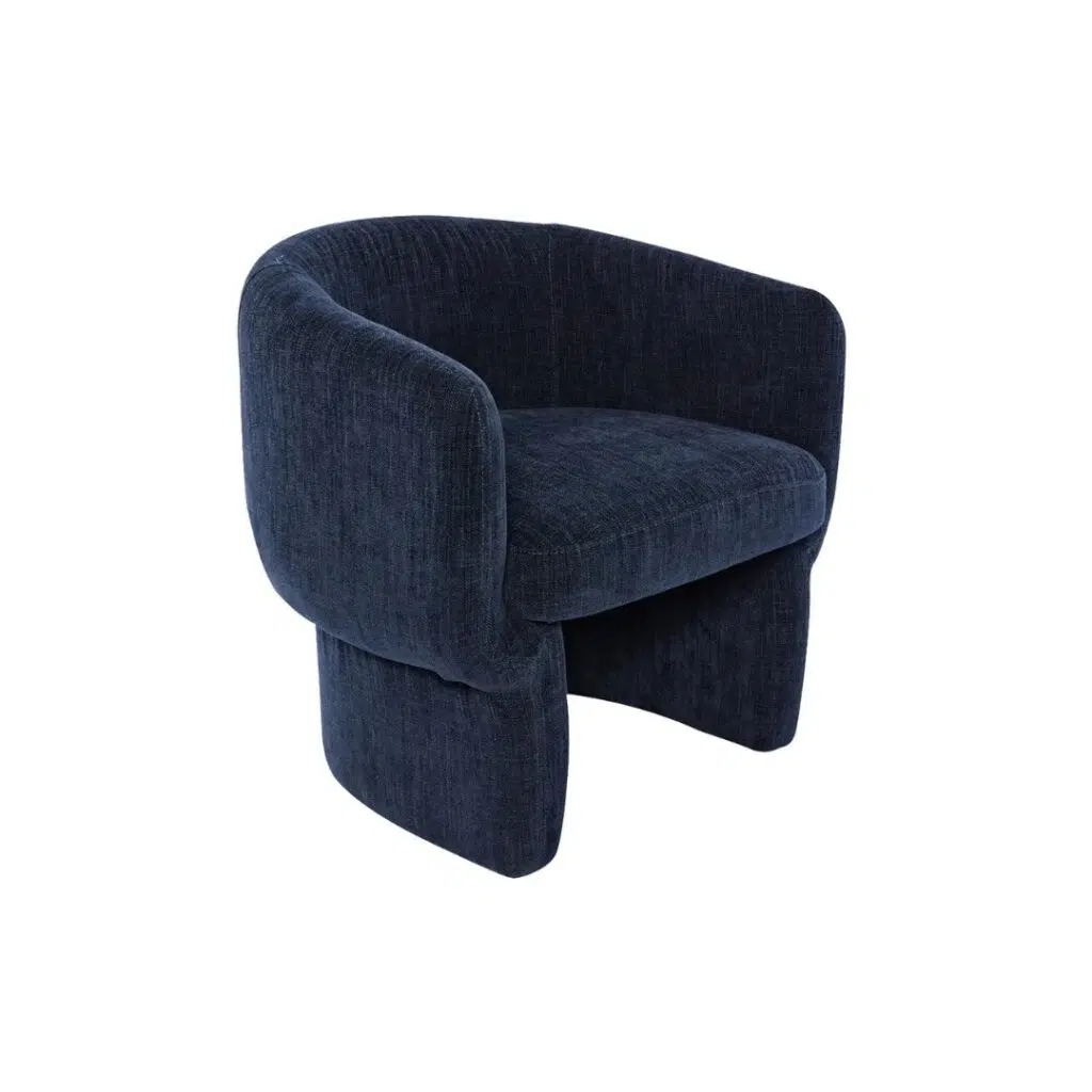 Avenue Arm Chair Indigo Chenille