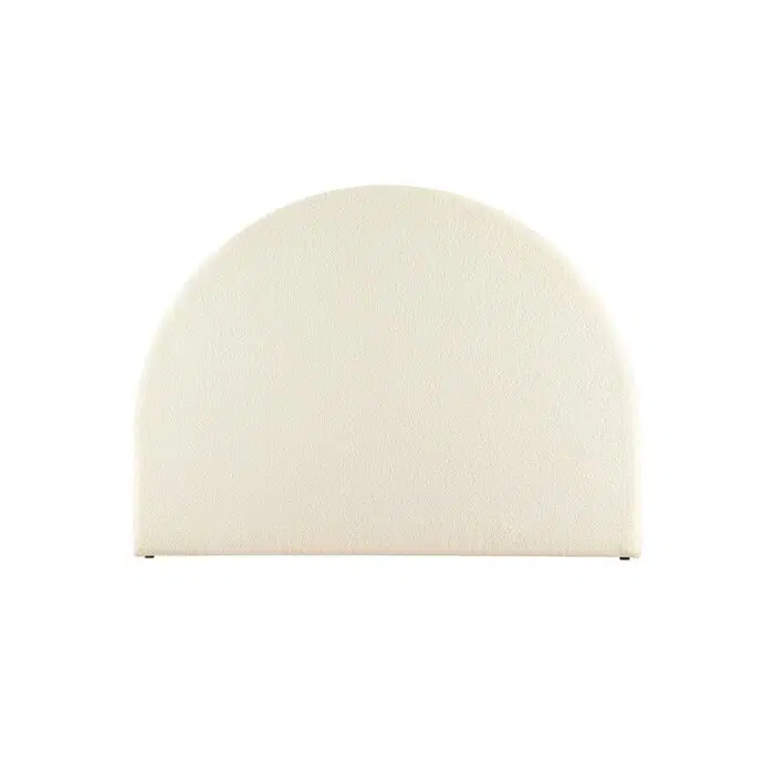 Evie Boucle Bed Head – Queen White