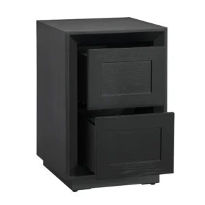 Balmain Bedside Table Petite Black2