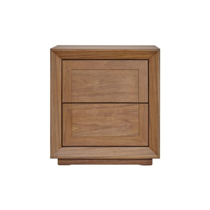 Balmain Tall Bedside Table – Walnut
