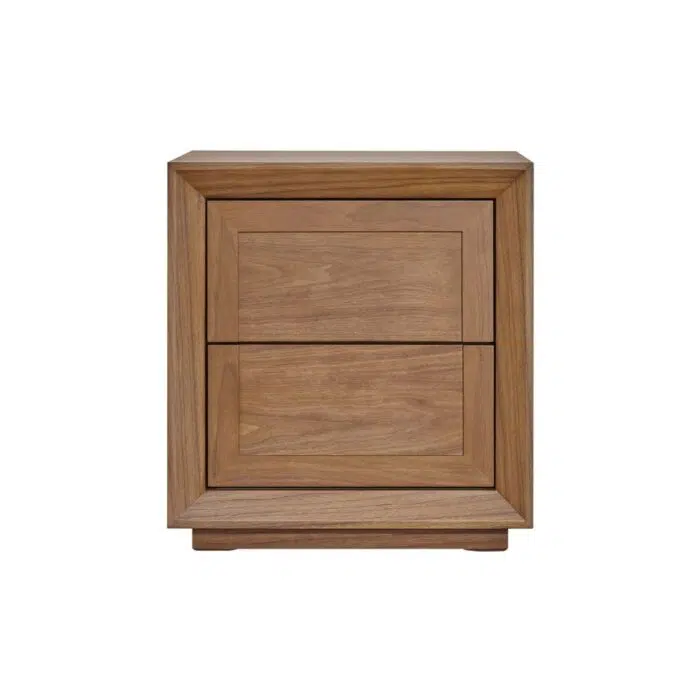 Balmain Tall Bedside Table – Walnut