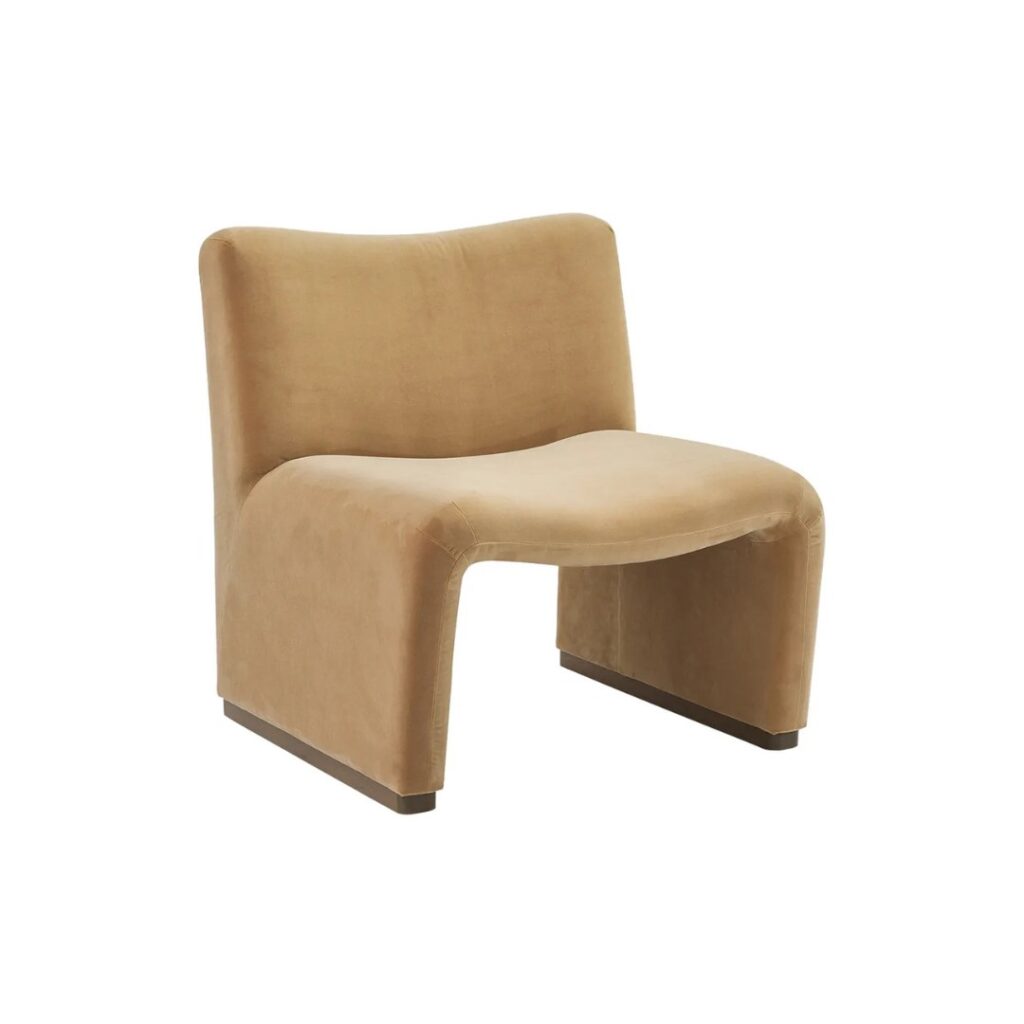 Beau Occasional Chair Ochre Velvet