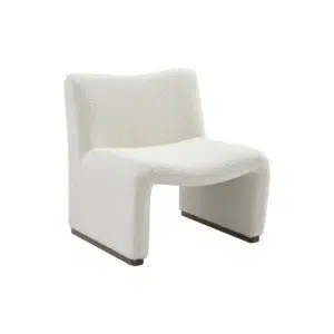 Beau Occasional Chair White Boucle