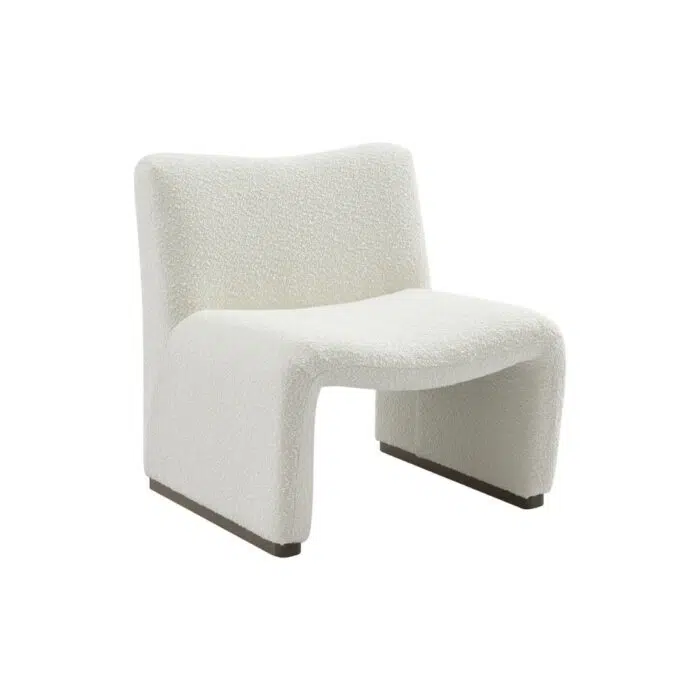 Beau Occasional Chair – White Boucle