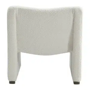 Beau Occasional Chair White Boucle4
