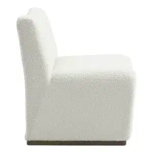 Beau Occasional Chair White Boucle5