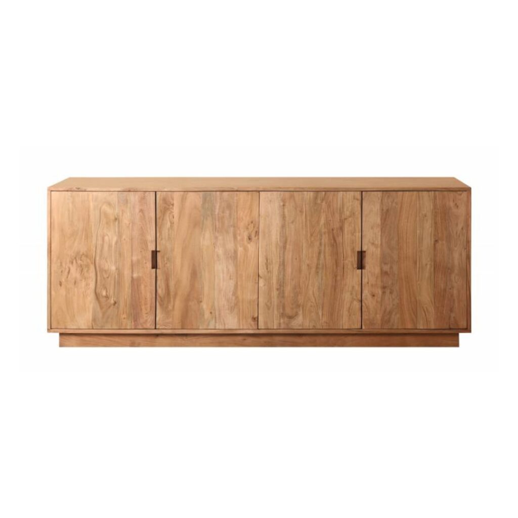 Belevue 4 Door Acacia Wood Sideboard Storage