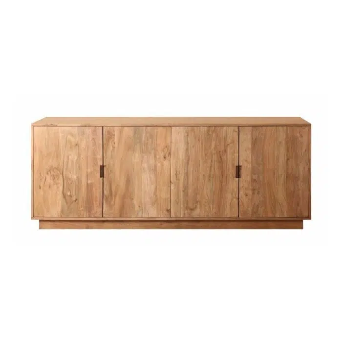Belevue 4 Door Wooden 2m Sideboard – Acacia