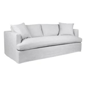 Birkshire 3 Seater Slip Cover Sofa Grey Linen2
