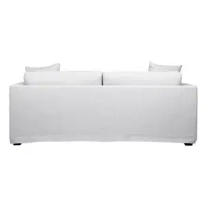 Birkshire 3 Seater Slip Cover Sofa Grey Linen4