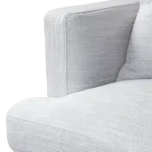 Birkshire 3 Seater Slip Cover Sofa Grey Linen5
