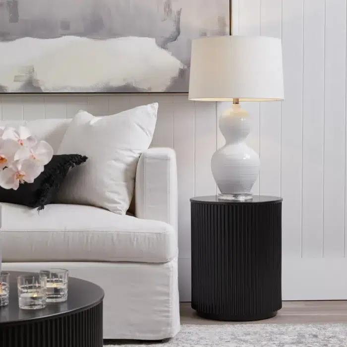 Bronte Table Lamp White3