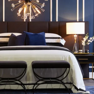 Bronx Queen Bedhead Black Linen1