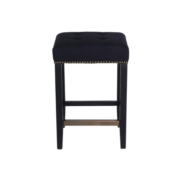 Canyon Black Kitchen Stool – Black Cotton