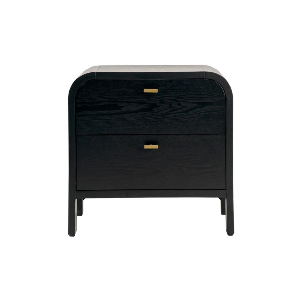 Chisholm Bedside Table Black