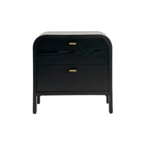 Chisholm Bedside Table Black