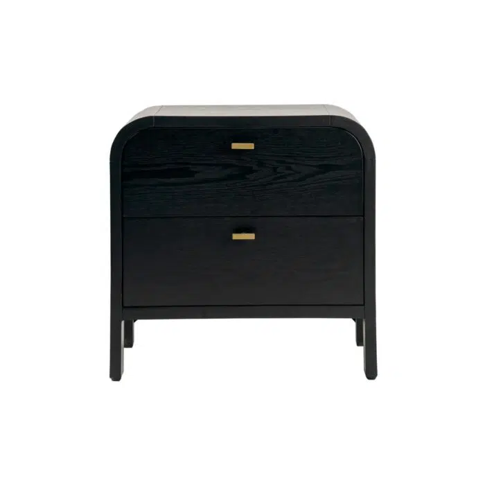 Chisholm Bedside Table – Black