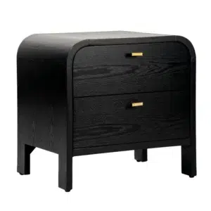 Chisholm Bedside Table Black2