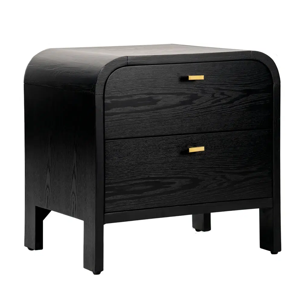 Chisholm Bedside Table Black2