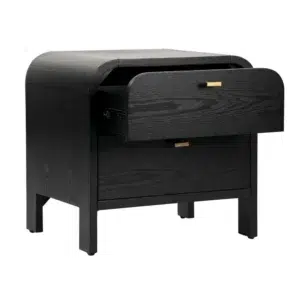Chisholm Bedside Table Black3