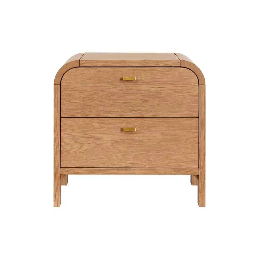Chisholm Bedside Table Natural Oak