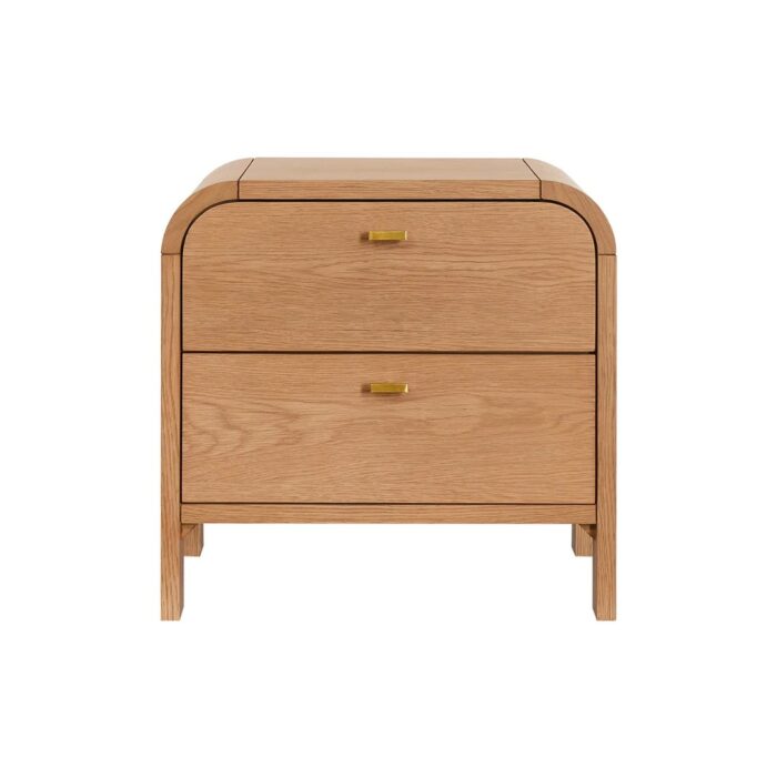 Chisholm Bedside Table Natural Oak