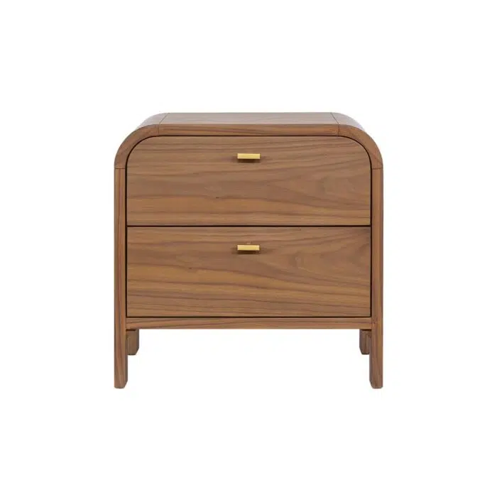 Chisholm Bedside Table – Walnut