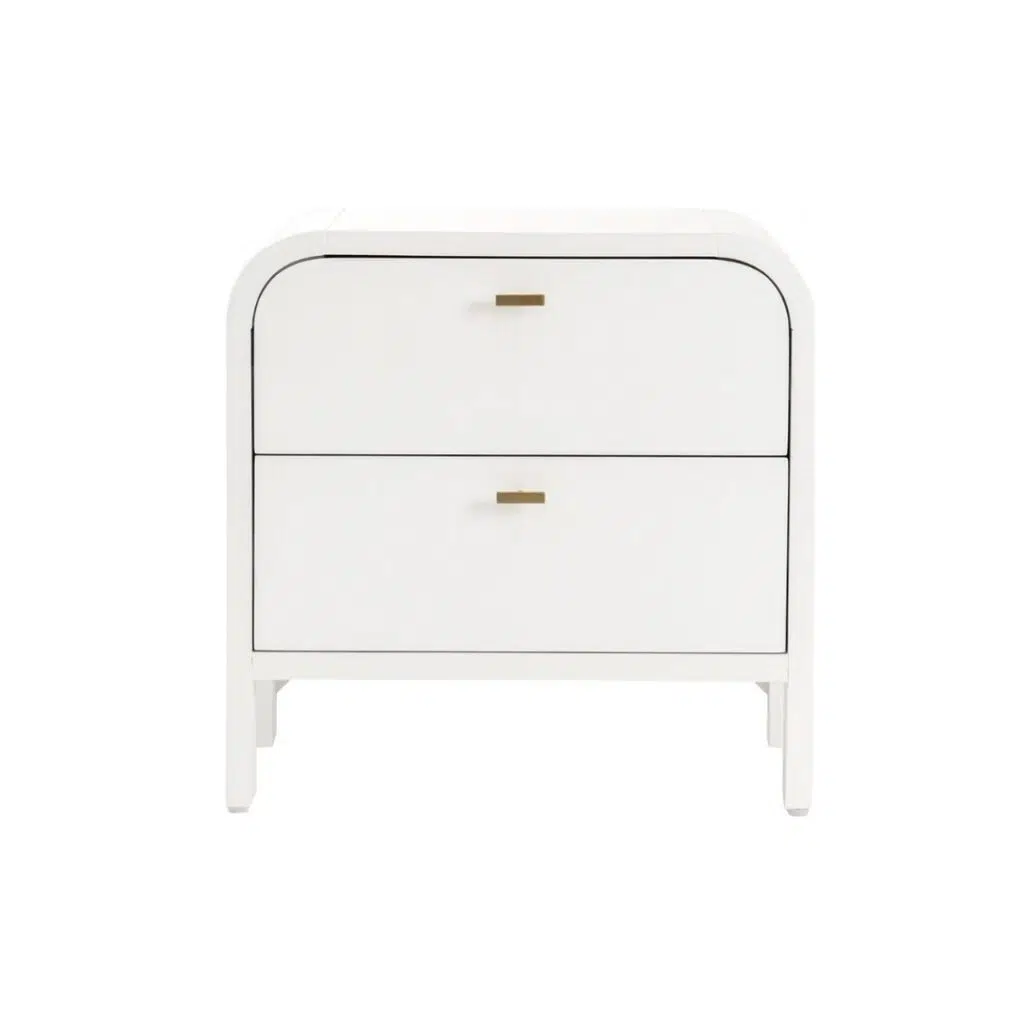 Chisholm Bedside Table White