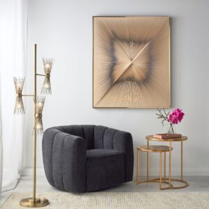 Coco Nesting Side Table 2pcs Set Gold
