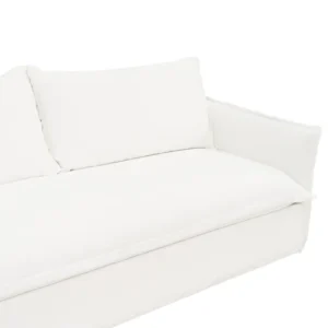 Cove 3 Seater Slip Cover Sofa White Linen4