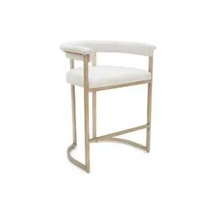 Dino Kitchen Stool Natural Linen