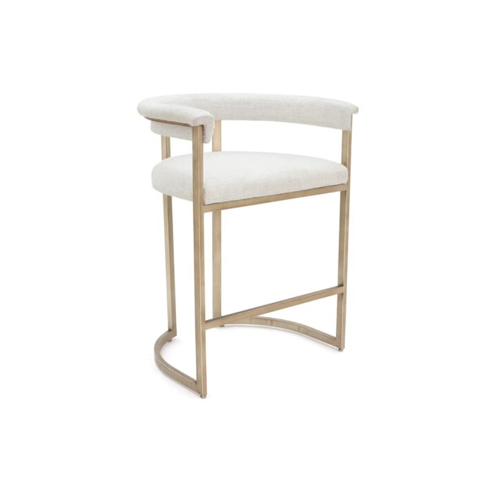 Dino Kitchen Stool – Natural Linen