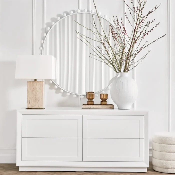 Dominique Travertine Table Lamp1