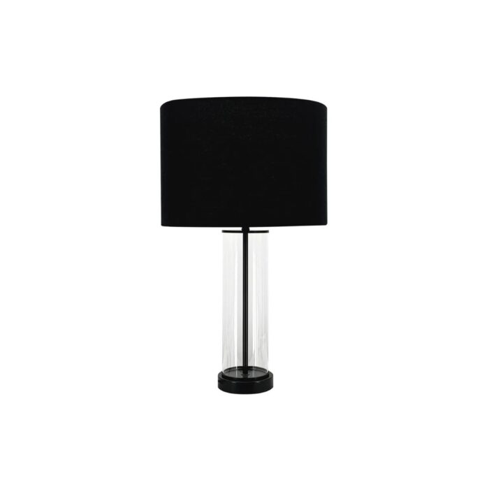 East Side Table Lamp – Black w Black Shade