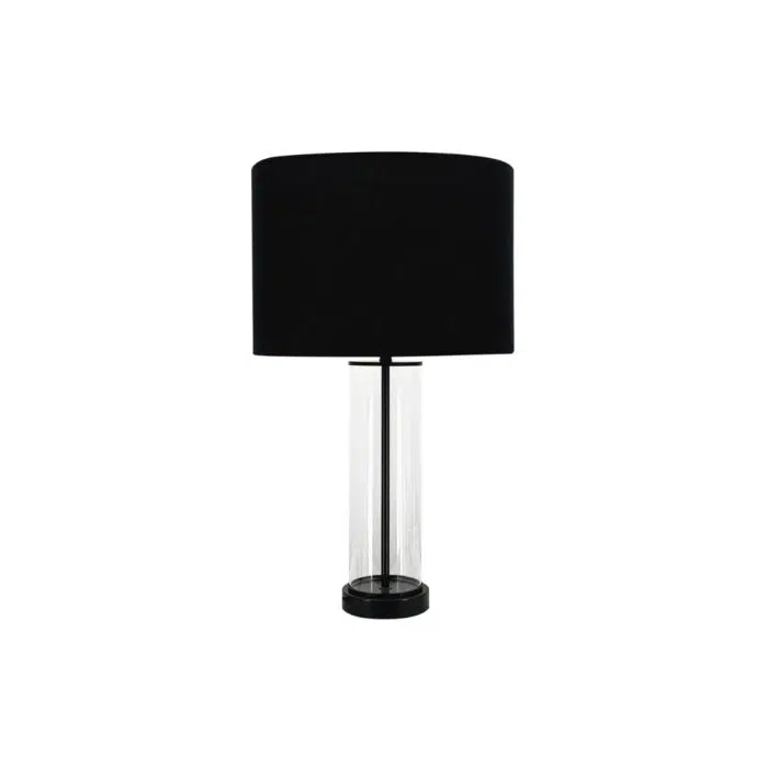 East Side Table Lamp – Black w Black Shade