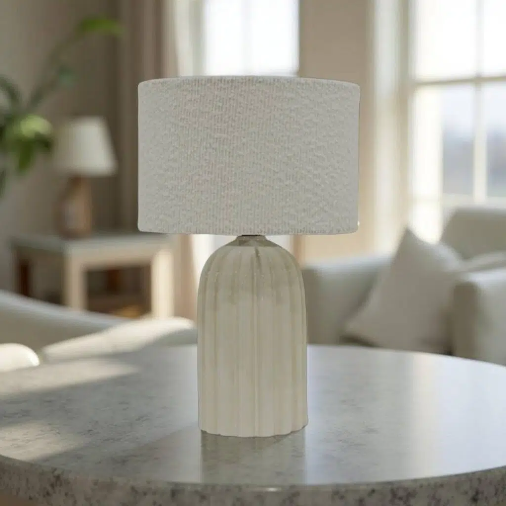 Elan Lamp Boucle Shade (4)