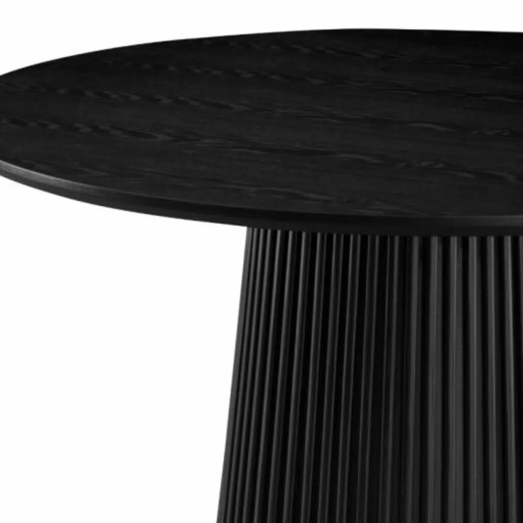 Elodie Round Dining Table – Black (2)